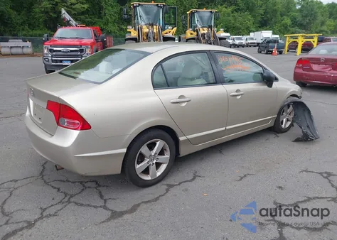 2008 Honda Civic Ex from USA, damaged, VIN 1HGFA16838L017283
